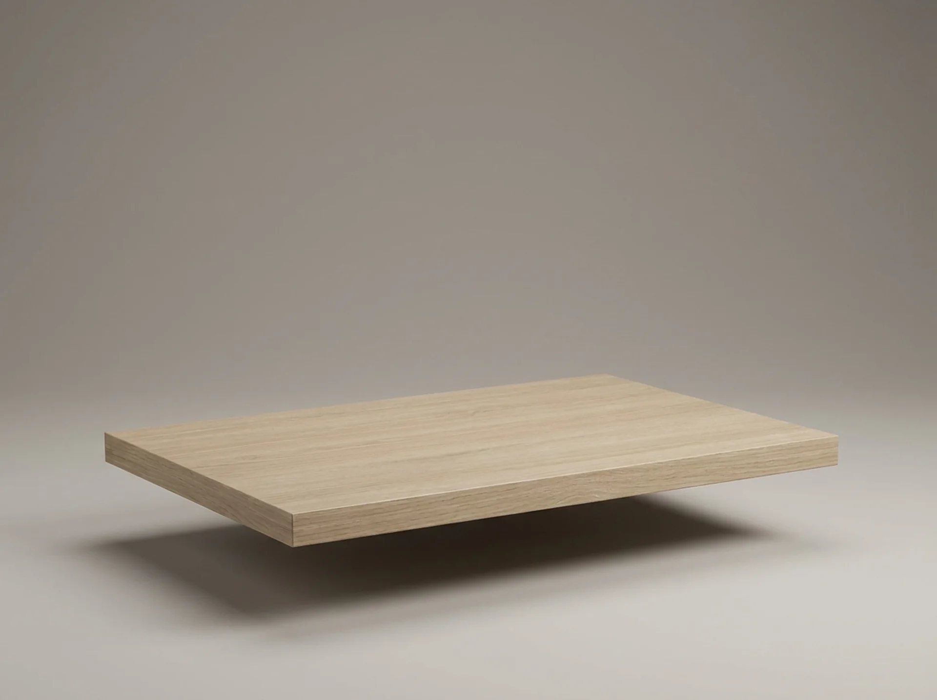 Adjustable Shelf in cabinet-grade melamine, three-quarter view