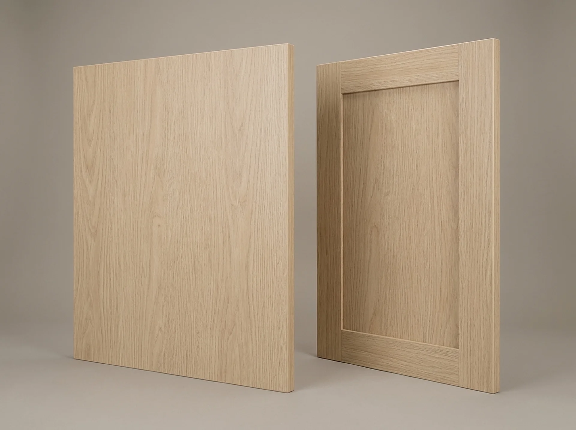 Doors & Partition Panels in cabinet-grade melamine, three-quarter view