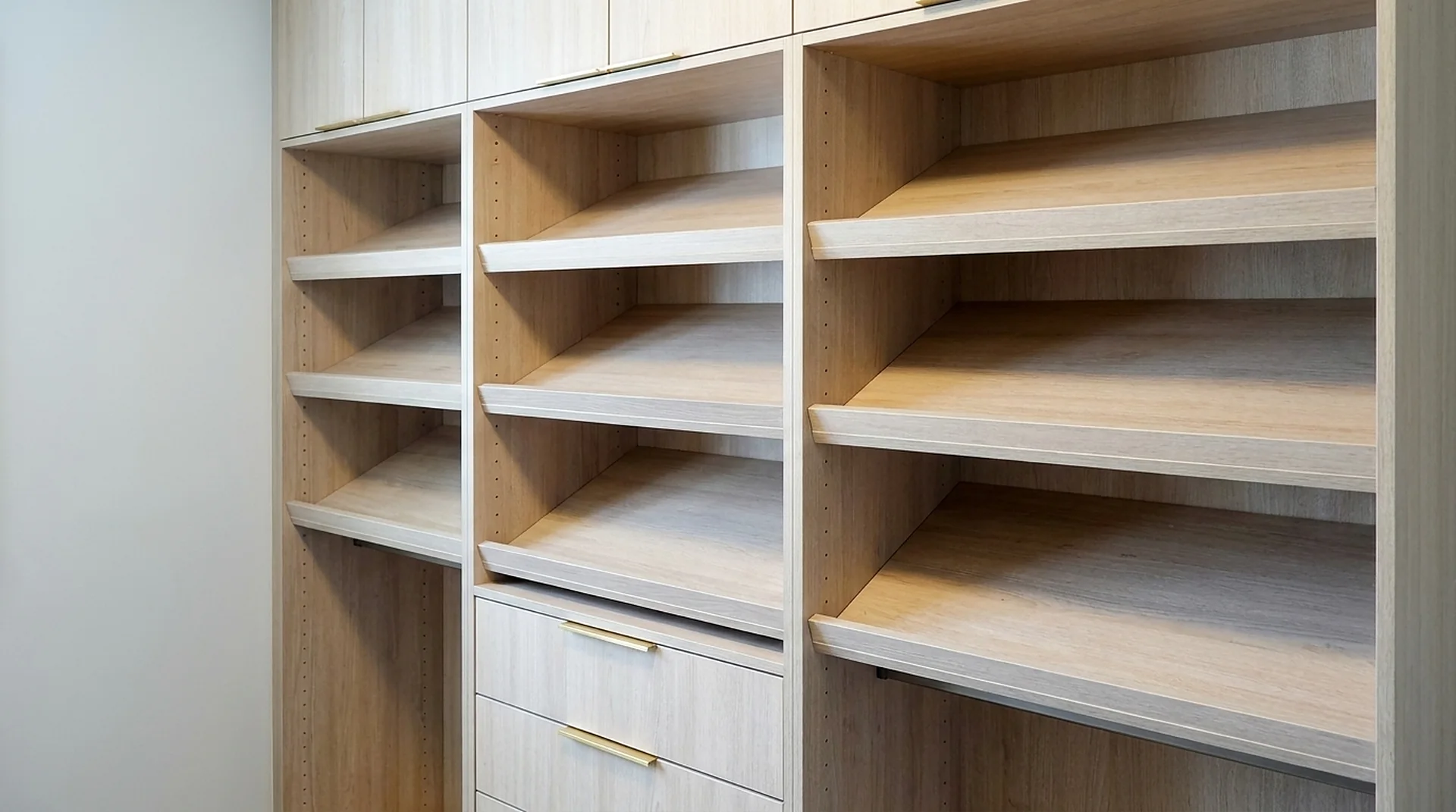 Shoe Rack in Logwood Grain melamine